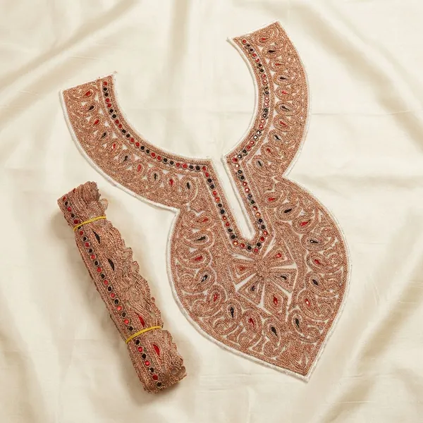 Copper_Tilla_And_Zari_Premium_And_Elegant_Neck_Design_For_Women_And_Girls