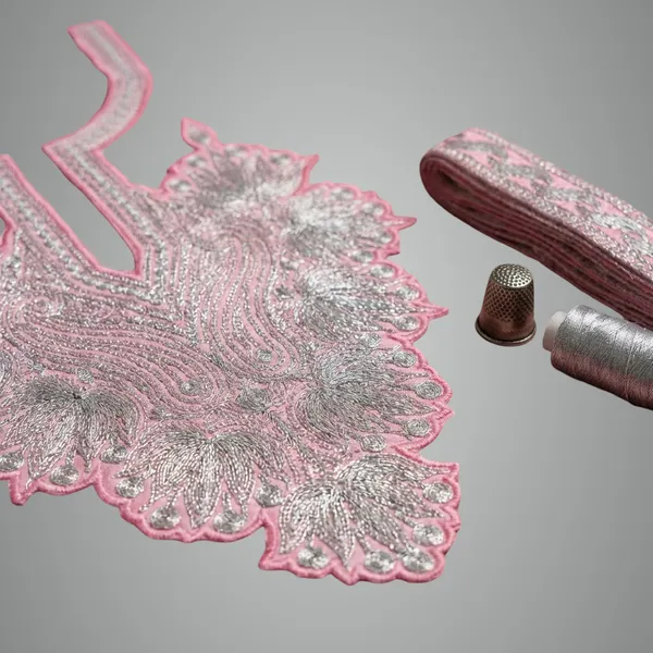 Pink_And_Silver_Tilla_And_Zari_Premium_And_Elegant_Neck_Design_For_Women_And_Girls