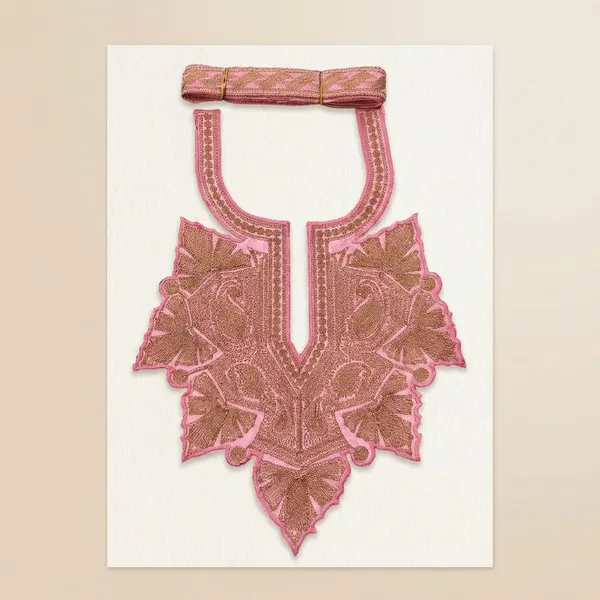 Pink_And_Copper_Tilla_And_Zari_Premium_And_Elegant_Neck_Design_For_Women_And_Girls