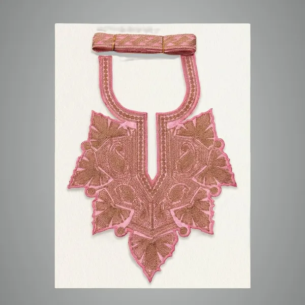 Pink_And_Copper_Tilla_And_Zari_Premium_And_Elegant_Neck_Design_For_Women_And_Girls