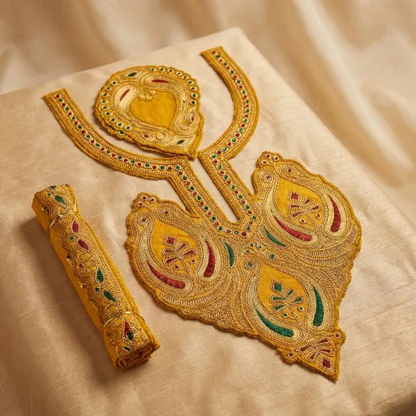 Golden_Tilla_And_Zari_Premium_And_Elegant_Neck_Design_For_Women_And_Girls