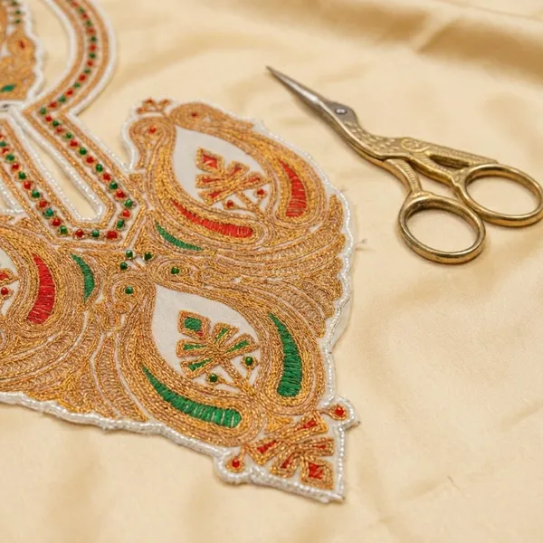 Copper_Tilla_And_Zari_Premium_And_Elegant_Neck_Design_For_Women_And_Girls