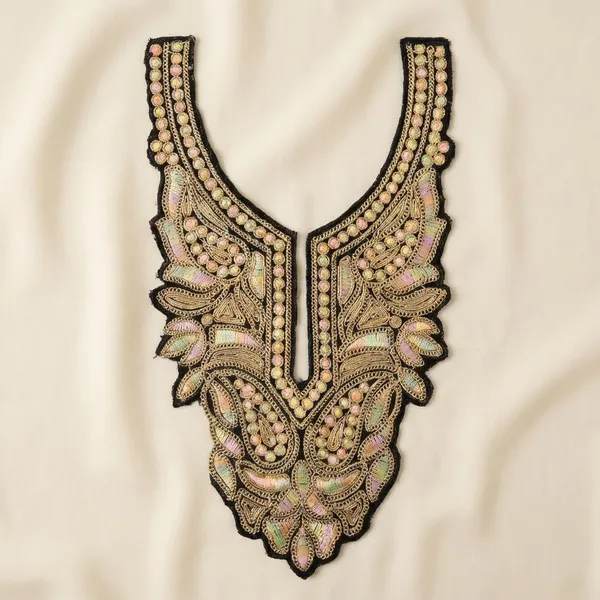 Black_And_Golden_Tilla_And_Zari_Premium_And_Elegant_Neck_Design_For_Women_And_Girls