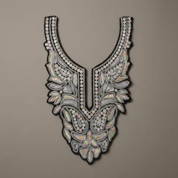 Black_And_White_Tilla_And_Zari_Premium_And_Elegant_Neck_Design_For_Women_And_Girls
