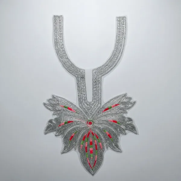 Silver_Tilla_And_Zari_Premium_And_Elegant_Neck_Design_For_Women_And_Girls