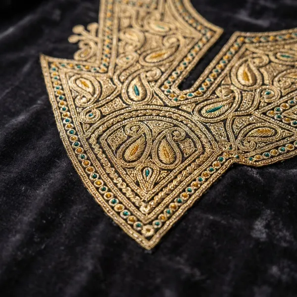 Golden_Tilla_And_Zari_Premium_And_Elegant_Neck_Design_For_Women_And_Girls