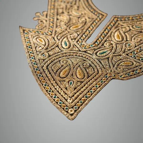 Golden_Tilla_And_Zari_Premium_And_Elegant_Neck_Design_For_Women_And_Girls