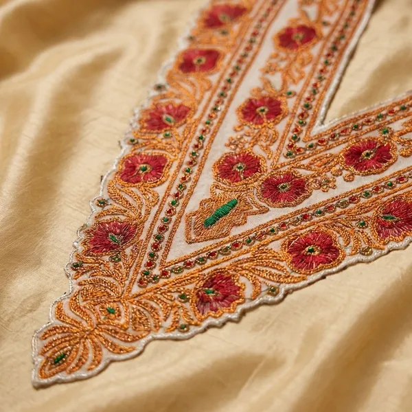 Peach_and_Copper__Thread_Work_Premium_And_Elegant_Sozni_Neck_Design_For_Women_And_Girls
