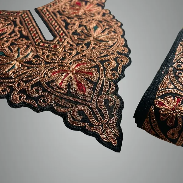 Black_And_Copper_Tilla_And_Zari_Premium_And_Elegant_Neck_Design_For_Women_And_Girls