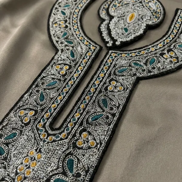 Black_And_Silver_Tilla_And_Zari_Premium_And_Elegant_Neck_Design_For_Women_And_Girls