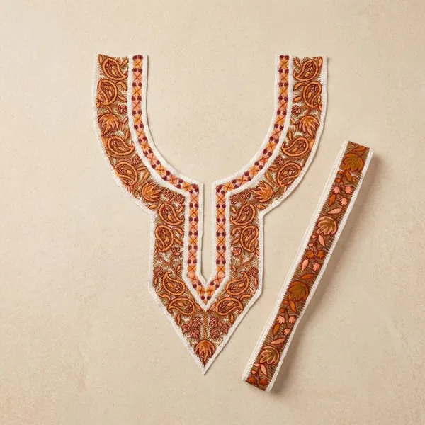 Peach_Thread_Work_Premium_And_Elegant_Sozni_Neck_Design_For_Women_And_Girls