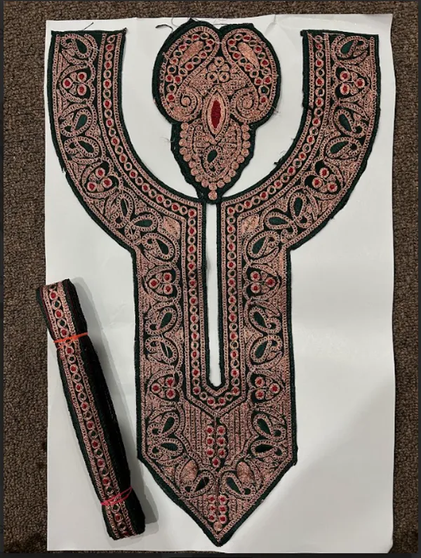 Black_And_Copper_Tilla_And_Zari_Premium_And_Elegant_Neck_Design_For_Women_And_Girls