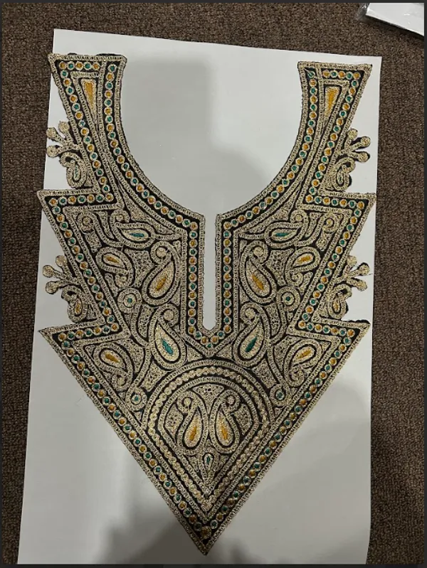 Golden_and_Black__Tilla_And_Zari_Premium_And_Elegant_Neck_Design_For_Women_And_Girls