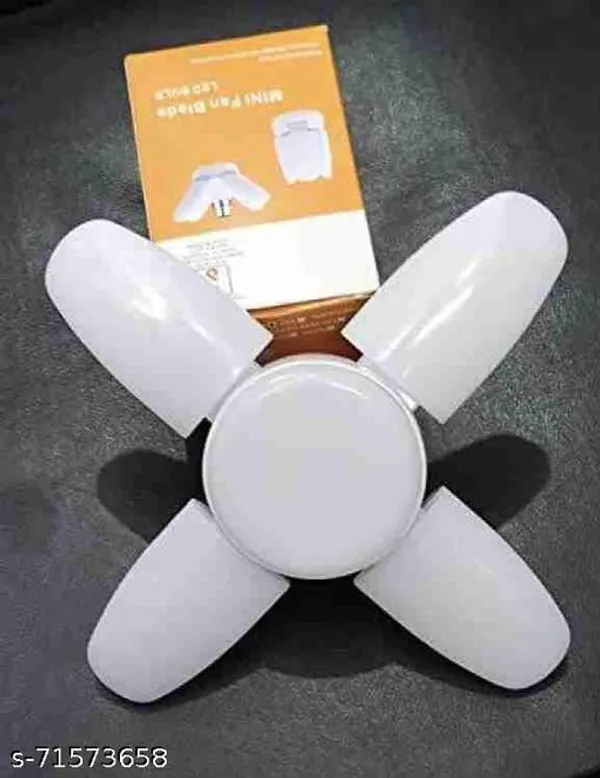 White_Mini_Fan_Led_Bulb_For_Home