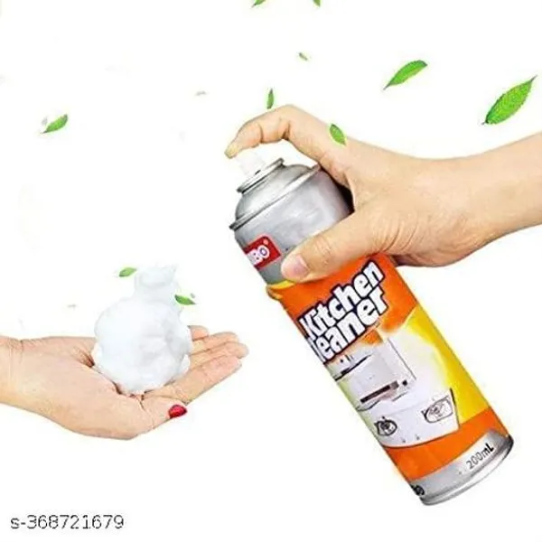 2Pcs_Multicolor_Multi-Purpose_Foam_Cleaner_Spray_For_Kitchen_Oil_Stain_And_Grease_Remover