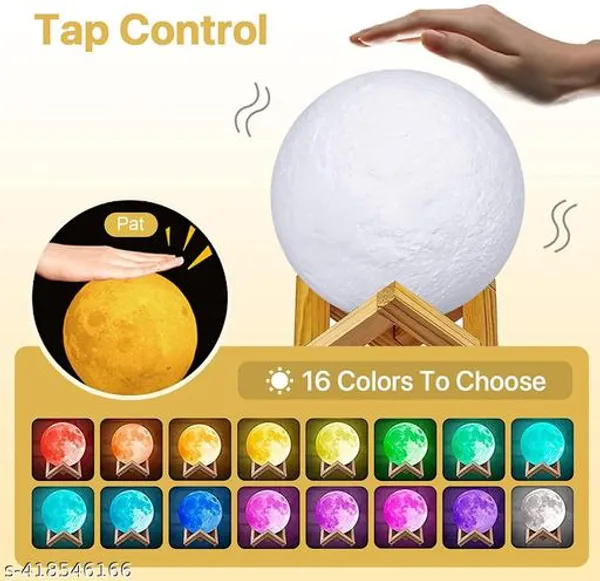 White_3D_7_Color_Changeable_3D_Moon_Lamp_With_Stand_For_Bedroom_Lights_For_Home_Indoor