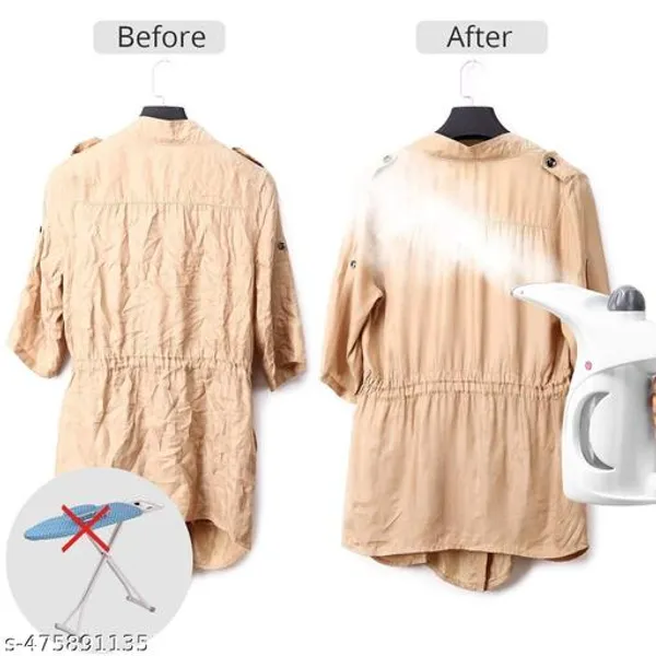 White_2-In-1_Portable_Handheld_Facial_And_Garment_Steamer_Fast_Heat-Up