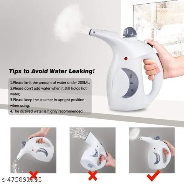 White_2-In-1_Portable_Handheld_Facial_And_Garment_Steamer_Fast_Heat-Up