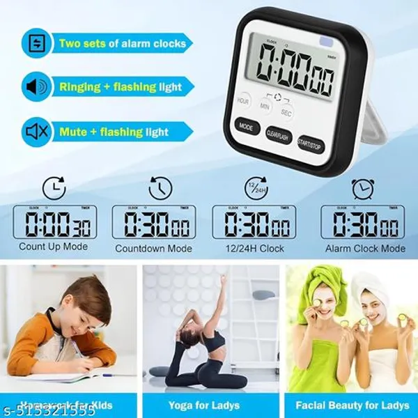 White_Digital_Kitchen_Timer_And_Stopwatch_With_Large_Digits_Loud_Alarm_Magnetic_Stand