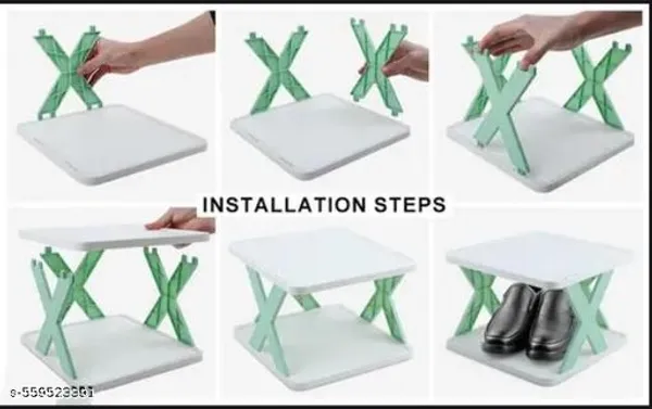 White_5_Layer_Shoes_Rack_For_Home_Plastic