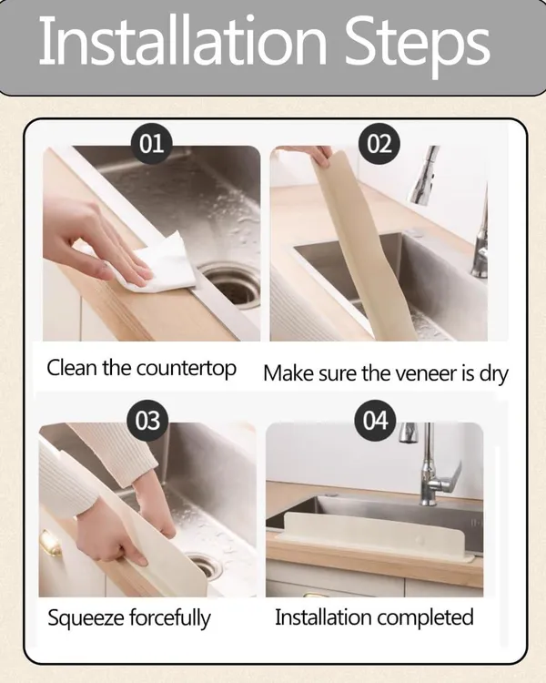 Buy_1_get_1_Free_|_Anti_Splash_Sink_Guard_For_Kitchen_Countertop_|__Green_Colour_|_Flexible_Water_Blocking_Barrier