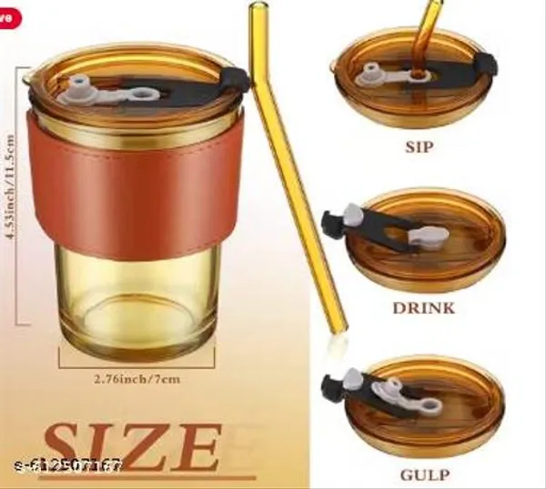 Multicolor_Travel_Coffee_Mug_With_Lids_And_Straws