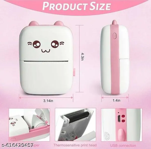 Pink_Portable_Label_And_Receipt_Printing_Mini_Thermal_Printer