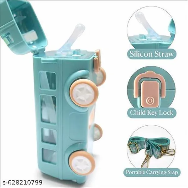 Multicolor_Bus_Shaped_With_Movable_Wheels_Drinking_Picnic_Bottle_With_Straw_Sipper_Bottle_For_Kids