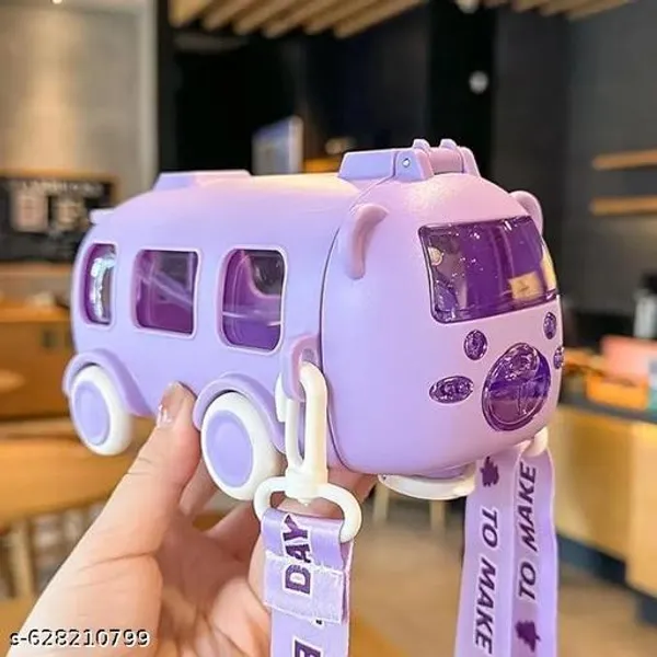 Multicolor_Bus_Shaped_With_Movable_Wheels_Drinking_Picnic_Bottle_With_Straw_Sipper_Bottle_For_Kids