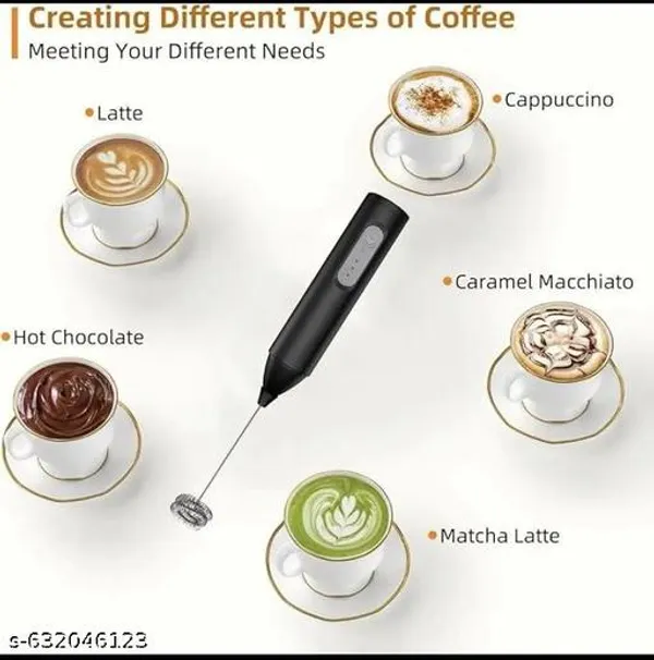 Black_Rechargeable_Milk_Frother_With_Usb-C_Charging_3-Speed_Stainless_Steel_Whisk