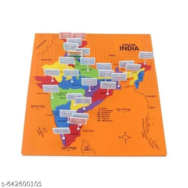 Multicolor_India_Map_Puzzle_With_State_Capitals_Educational_Jigsaw_For_Kids_25_Pcs