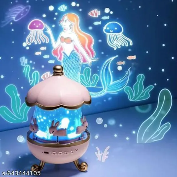 White_Bunny_Night_Light_Cabin_Projector_Lamp_360_Degree_Rotatable_Led_Night_Lamp_For_Kid