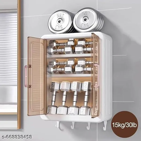 White_Durable_Plastic_Wall_Cabinet_With_Dual_Cleaar_Doors_Kitchen_Wall_Rack_Organizer