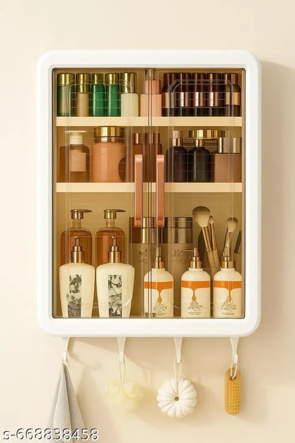 White_Durable_Plastic_Wall_Cabinet_With_Dual_Cleaar_Doors_Kitchen_Wall_Rack_Organizer