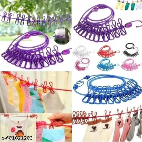 Pack_of_2_Multicolor_Cloth_Drying_Rope_With_Hooks_And_12_Clips_For_Hanging_Clothes.