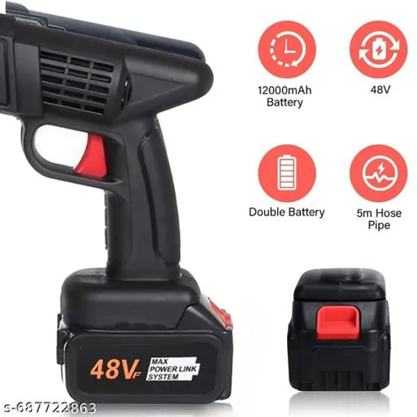 Black_48V_Cordless_High_Pressure_Washer_With_3-In-1_Nozzle_Foam_Can_5M_Hose_For_Car_Wash_Bike_Cleaning_And_Home_Use