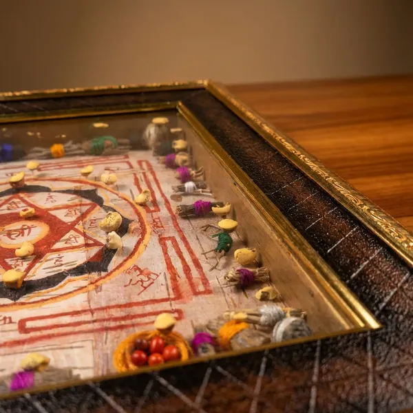 Tantr_Nivarak_MahaTara_DasMahavidya_Golden_Premium_Quality_Yantra_On_Bhojpatra_Framed_Art