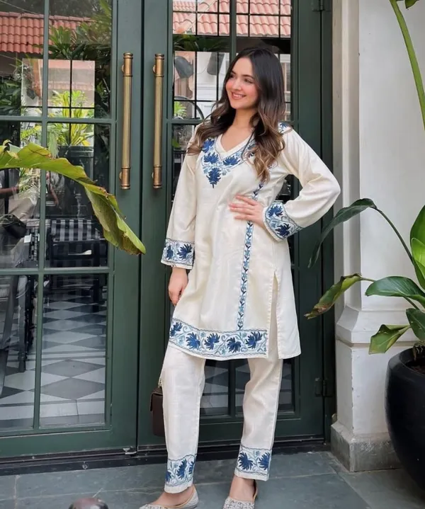 Women's_Ivory_Cotton_Flex_Embroidered_Co-ord_Set