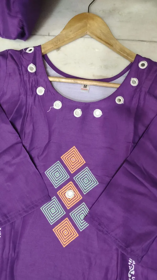 Rangnoor_Women's_Purple_Mirror_Embroidery_Printed_Kurta_Pant_Dupatta_Set