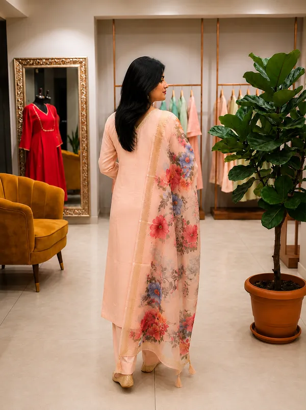 Rangnoor_Women's_Peach_Roman_Silk_Embroidered_Kurta_Pant_Set_with_Chanderi_Dupatta