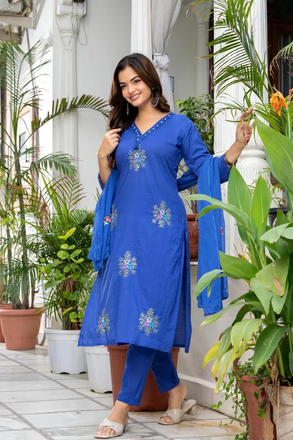 Rangnoor_Azure_Bloom_Cotton_Embroidered_Kurta_Set_with_Dupatta