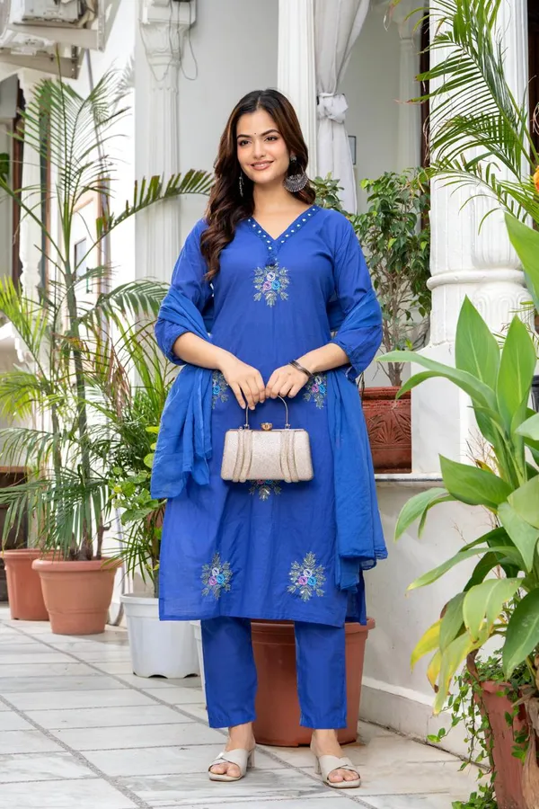 Rangnoor_Azure_Bloom_Cotton_Embroidered_Kurta_Set_with_Dupatta