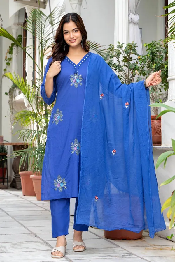Rangnoor_Azure_Bloom_Cotton_Embroidered_Kurta_Set_with_Dupatta
