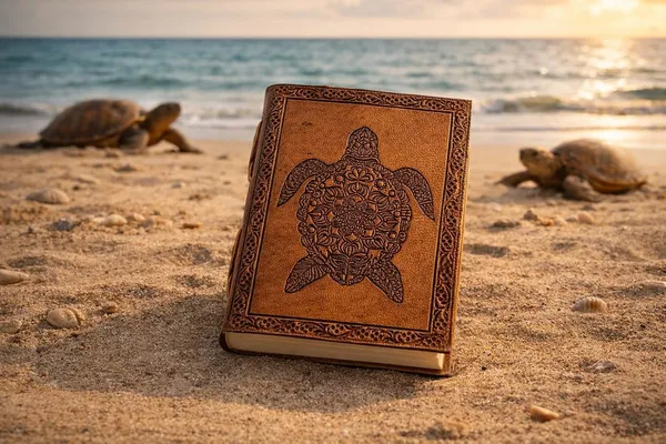 Premium_Handmade_Leather_Diary_Notebook_Turtle_Embossed_Vintage_Rustic_Writing_Sketch_Notebook_Unruled_Travel_Diary_For_Gratitude_Memory_Personal_Use_Aesthetic_Gift_For_Men_Women_3