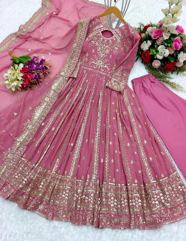 Faux_Georgette_Gown