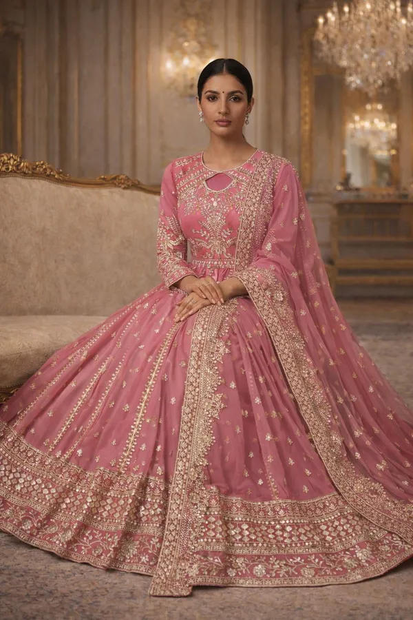 Faux_Georgette_Gown