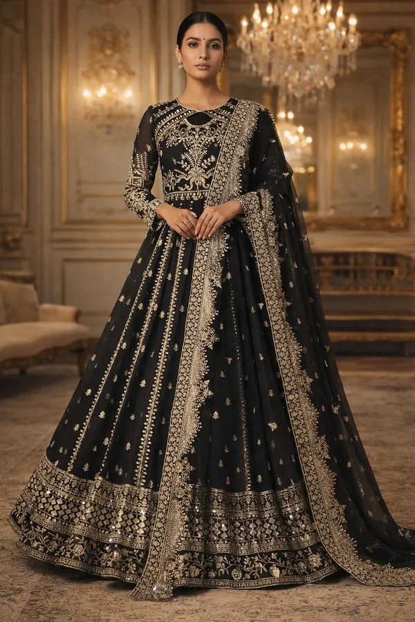 Faux_Georgette_Gown