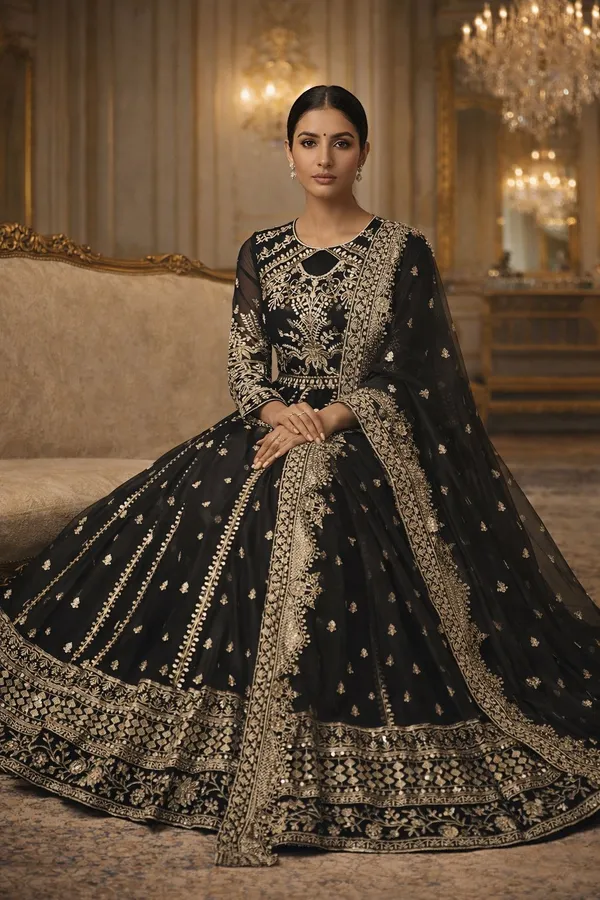 Faux_Georgette_Gown