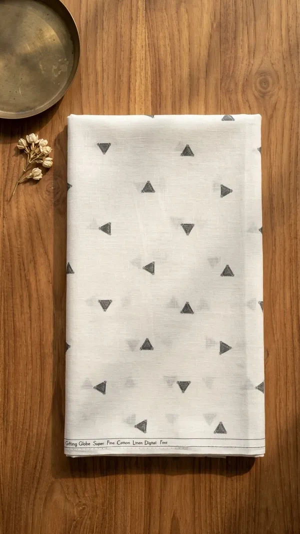 Triangle_White-Premium_Cotton_Linen_Digital_Print_Fabric