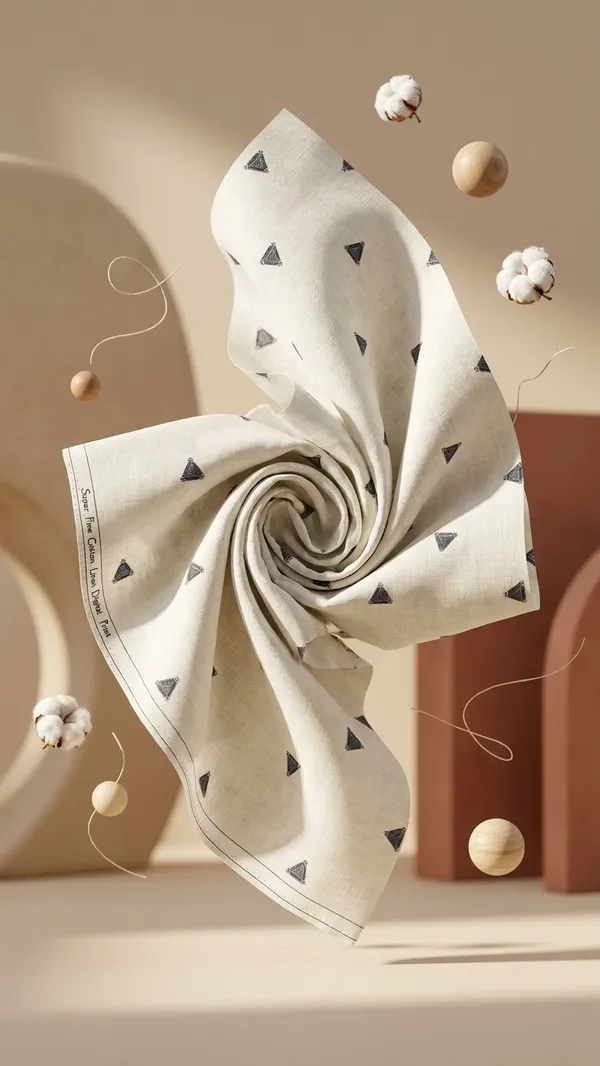 Triangle_White-Premium_Cotton_Linen_Digital_Print_Fabric